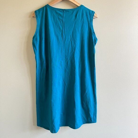 Eileen Fisher‎ Fine Tencel Jersey Crew Neck Sleevel - Picture 5 of 5